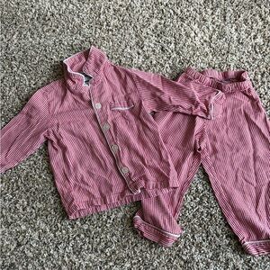 Petite Plume Red Checkered Pajama Set